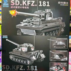 Bộ lắp ráp mô hình xe tăng KY7216 SD.KFZ.181 có 440 chi tiết