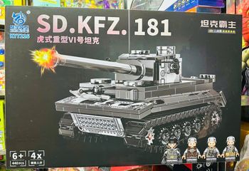 Bộ lắp ráp mô hình xe tăng KY7216 SD.KFZ.181 có 440 chi tiết
