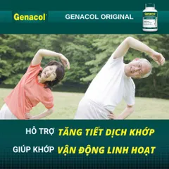 Collagen GENACOL Original L/90v - Hỗ trợ tái tạo sụn khớp, duy trì sức khỏe xương khớp, giúp linh hoạt vận động hàng ngày
