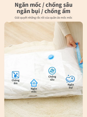 Túi Hút Chân Không Siêu Dày Trong Suốt - Giải Pháp Lưu Trữ Quần Áo, Chăn Màn Tiện Lợi & Bền Bỉ cho Mọi Gia Đình