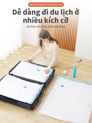 Túi Hút Chân Không Siêu Dày Trong Suốt - Giải Pháp Lưu Trữ Quần Áo, Chăn Màn Tiện Lợi & Bền Bỉ cho Mọi Gia Đình