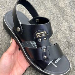 Dép Da Nam Cao Cấp ABC Fashion - Sandal êm chân, đế cao su non chống trơn, tiện lợi cho nam trung niên
