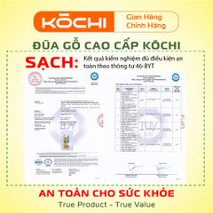 Bộ Đũa Ăn Cơm Cao Cấp Chính Hãng Kochi - Đũa Gỗ Tự Nhiên An Toàn, Không Hóa Chất, Thiết Kế Tối Giản, Chất Lượng Cao Cấp