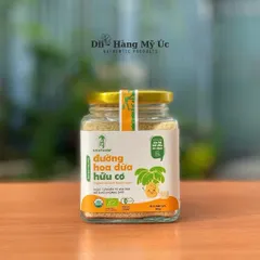 Đường hoa dừa hữu cơ Sokfarm 160g dành cho bé - Đường tự nhiên an toàn, ngọt thanh, thích hợp cho món ăn và thức uống cho trẻ em