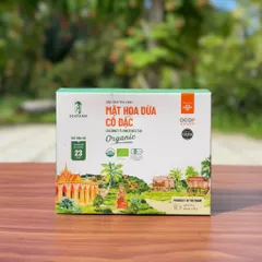 Mật hoa dừa cô đặc organic Sokfarm 15g x 12 gói - Dinh dưỡng tự nhiên, thay thế đường cho người tiểu đường, ăn kiêng, thể thao.