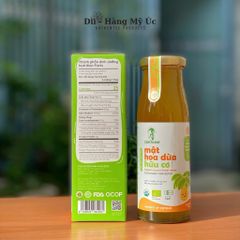 Mật hoa dừa hữu cơ Sokfarm 250g - Dùng cho bé ăn dặm, Nguyên chất, Thay thế đường, Tốt cho sức khỏe, Hỗ trợ tiểu đường.