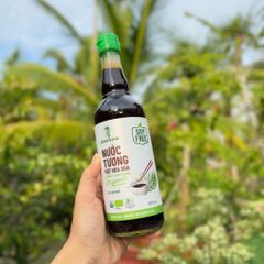 Nước Tương Mật Hoa Dừa Organic Sokfarm - Dòng Ít Muối Tự Nhiên - Gia Vị Hữu Cơ Chất Lượng Cao, Không Chất Bảo Quản