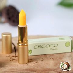 Son Dưỡng Gấc Escoco - Son Dưỡng Môi Thiên Nhiên Chống Nắng, Dưỡng Ẩm, Ngăn Ngừa Nếp Nhăn - Sản Phẩm Việt Nam