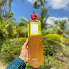 Giấm Mật Hoa Dừa Organic Sokfarm 1 Lít - Giấm Tự Nhiên Hữu Cơ, Tăng Cường Miễn Dịch, Hỗ Trợ Tim Mạch, An Toàn Xuất Khẩu