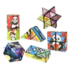 Đồ Chơi Khối Xoay Ma Thuật Biến Hình 3D - Xếp Hình Sáng Tạo Thông Minh Giúp Bé Phát Triển Tư Duy, Sáng Tạo, Quà TặngÝ Nghĩa