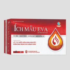 Cao ích mẫu eva An Nguyệt San - Thực phẩm chức năng điều hòa kinh nguyệt, giảm đau bụng kinh - Hộp 30 viên tự nhiên