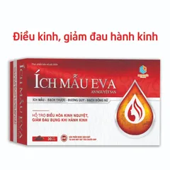 Cao ích mẫu eva An Nguyệt San - Thực phẩm chức năng điều hòa kinh nguyệt, giảm đau bụng kinh - Hộp 30 viên tự nhiên