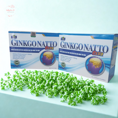 Viên uống GINKGONATTO Extra – Hỗ trợ não bộ, cải thiện giấc ngủ tự nhiên, giảm stress và mệt mỏi, giải pháp cho giấc ngủ ngon hơn