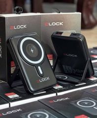 Sạc Không Dây Từ Tính 2Lock Korea 10000 mAh - Sạc Nhanh, Hút Nam Châm Mạnh, Sạc Cùng Lúc 3 Thiết Bị, Hỗ Trợ iPhone, Apple Watch