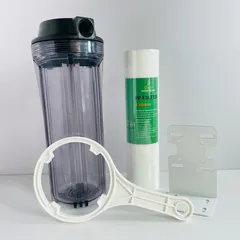 Bộ Cốc Lọc Nước Thô 10 Inch Ren 21mm - Đầy Đủ Phụ Kiện, Hiệu Quả Lọc Cao, Giải Pháp Nước Sạch Cho Gia Đình