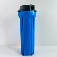 Cốc lọc nước thô 10 inch ren 21mm nhựa trong suốt và xanh - Lọc hiệu quả cho máy lọc nước và phun sương, an toàn cho sức khỏe