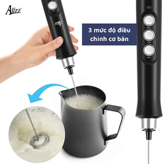 Máy Đánh Bọt Đánh Trứng Alizz AL-14495 - 3 Đầu Thay Đổi, Đa Năng, Thiết Kế Gọn Nhẹ, Phù Hợp Nấu Ăn và Pha Chế Tại Nhà