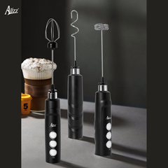 Máy Đánh Bọt Đánh Trứng Alizz AL-14495 - 3 Đầu Thay Đổi, Đa Năng, Thiết Kế Gọn Nhẹ, Phù Hợp Nấu Ăn và Pha Chế Tại Nhà