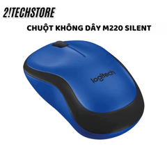 Chuột Không Dây Logitech M220 Silent - Chuột Văn Phòng Giá Rẻ, Độ Nhạy Cao 1200 DPI, Kết Nối USB, Giảm Tiếng Ồn 90% - Bảo Hành 12 Tháng