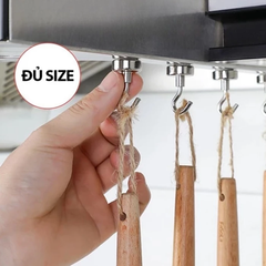 Móc Treo Nam Châm Mạnh Mẽ Đất Hiếm - Giải Pháp Tổ Chức Không Gian Sống Tiện Lợi, Chịu Lực 22KG, Dễ Dàng Gắn Kết