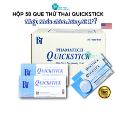 Hộp 50 Que Thử Thai Quickstick Nhập Khẩu Mỹ - Thiết bị Chăm Sóc Sức Khỏe Chính Xác Cao Dễ Dàng Sử Dụng