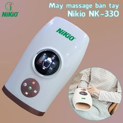 Máy Massage Bàn Tay Nikio NK-330 - Công Nghệ Áp Suất Khí Nén, Nhiệt Nóng Giảm Đau, Tê Tay - Thiết Bị Massage Hiện Đại Cho Văn Phòng, Người Già