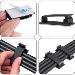 Nẹp Dây Điện Dán Tường Siêu Dính - Kẹp Giữ Dây Cáp Gọn Gàng, Chống Rối Cho Không Gian Sống và Làm Việc Thẩm Mỹ