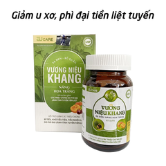 Viên uống Vương Niệu Khang EUCARE - Giảm u xơ phì đại tuyến tiền liệt, hỗ trợ tiểu đêm, bí tiểu - 50 viên