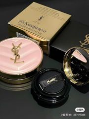 Phấn Nước YSL Touche Eclat Glow-Pact Cushion High Cover - Phấn Trang Điểm Che Khuyết Điểm Tuyệt Vời - Vỏ Hồng Sang Trọng