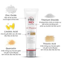 Kem Chống Nắng Vật Lý EltaMD Tinted Face Sunscreen SPF 41 Có Màu Che Khuyết Điểm (Tuýp 85g) - YoungFit