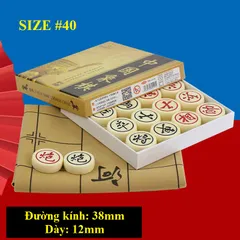 Bộ Cờ Tướng Mẫu 3D Đúc Nguyên Khối Màu Ngà - Đồ Chơi Giải Trí Thông Minh với Bàn Cờ Tùy Chọn, Quân Cờ Nhựa Chất Lượng Cao