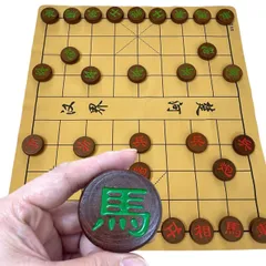 Bộ Cờ Tướng Gỗ Bạch Dương Cổ Điển - Game Truyền Thống Đầy Thú Vị, Kích Thước Lựa Chọn Cho Người Lớn & Trẻ Em