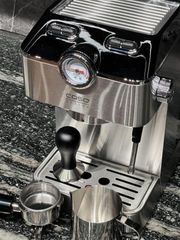 Máy Pha Cà Phê Caso Espresso Gourmet 291408 - Thiết Kế Hiện Đại, Áp Suất 19 Bar, Phụ Kiện Chuyên Nghiệp, Dung Tích 1.5L