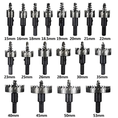 Mũi Khoét HSS Cao Cấp Full Size 16mm - 100mm cho Sắt, Thép, Gỗ - Dụng Cụ Cầm Tay Chính Hãng, Độ Bền Cao, Tiết Kiệm Thời Gian
