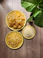 Đường Phèn Vàng Quảng Ngãi 1kg - Hạt Mịn, Hạt Vừa, Hạt To Nguyên Chất, Không Tẩy - Nguyên Liệu Nấu Ăn Lành Mạnh, Giải Nhiệt.