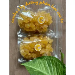 Combo 5kg Đường Phèn Vàng Quảng Ngãi Hạt Mịn/Hạt Vừa/Hạt To - Nguyên Chất Từ Mật Mía, Tốt Cho Sức Khỏe, Nấu Món Ngon