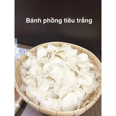 1 gói bánh phồng tôm rau củ, bánh phồng tôm tiêu trắng đặc sản Sa Đéc - Đồng Tháp chính gốc, đóng gói sạch sẽ