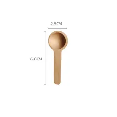 Muỗng gỗ nhỏ xinh, dễ thương dùng múc gia vị như đường, muối, hạt