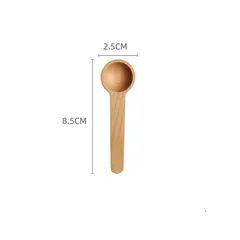 Muỗng gỗ nhỏ xinh, dễ thương dùng múc gia vị như đường, muối, hạt