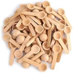 Muỗng gỗ nhỏ xinh, dễ thương dùng múc gia vị như đường, muối, hạt