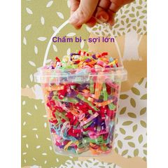 Xô Dây Thun Cột Tóc Đàn Hồi Dùng Một Lần - Kích Thước Trung & Lớn Cho Mẹ Và Bé, Phụ Kiện Tóc Thời Trang