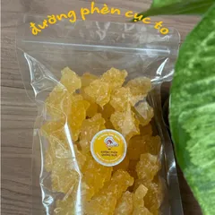 Đường phèn quảng ngãi hạt mịn đường phèn vàng mật mía nguyên chất nhà làm không tẩy 500g