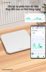 Cân điện tử Lumias Scale G25 - Cân sức khỏe thông minh, hiển thị LED, kết nối MiHome, tối đa 180kg, kiểu dáng hiện đại