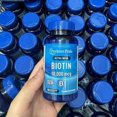 Viên uống mọc tóc Puritans Pride Biotin 10,000 mcg USA 100 viên