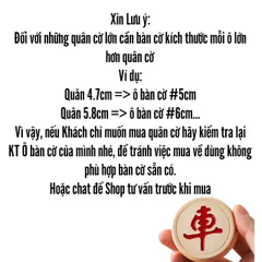 Bộ Cờ Tướng Gỗ Bạch Dương Tự Nhiên Khắc Chìm - Giải Trí Truyền Thống, Kích Thước Đa Dạng, Quà Tặng Thú Vị