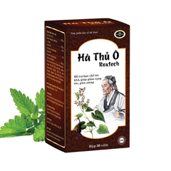 Hà Thủ Ô Roxtech 30 Viên - Tăng Cường Sức Khỏe Tóc, Đen Tóc, Giảm Bạc Sớm, Giảm Rụng Tóc, Dưỡng Ẩm Mượt Mà