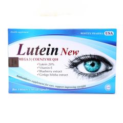 Viên Uống Sáng Mắt Lutein Omega 3 Giảm Khô Mắt, Mờ Mắt, Mỏi Mắt - Bổ Sung Sức Khỏe Đôi Mắt - Hộp 30 Viên ROSTEX PHARMA USA