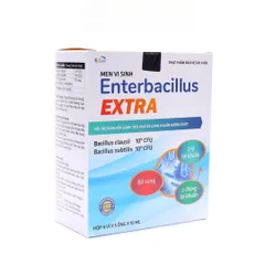 Men vi sinh Enterbacillus Extra EUCARE - Hỗ trợ tiêu hóa, giảm táo bón và tiêu chảy - 20 ống bổ sung lợi khuẩn và kẽm