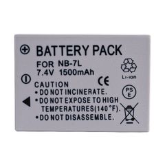 Pin máy ảnh Canon NB-7L Lithium - Tương thích Powershot G10, G11, G12, SX30IS, PC1305 - Chất lượng cao và bền lâu