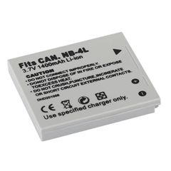 Pin Máy Ảnh Canon NB-4L 1400mAh 3.7V - Tương Thích IXUS 30, 40, 50, 55, 60, 65, 70, 75, 80 IS, ELPH 100 HS, PowerShot